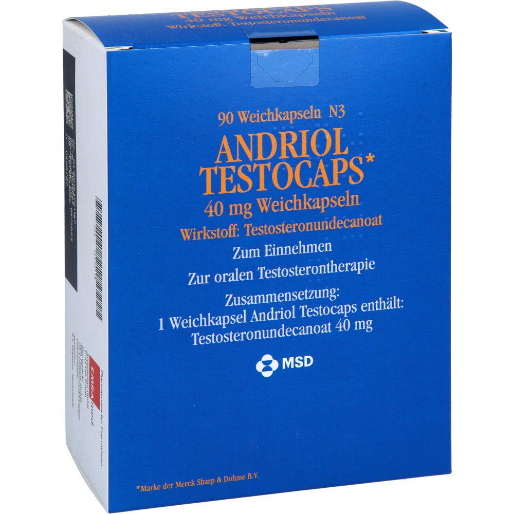 Buy Andriol Testocaps 40 mg USA